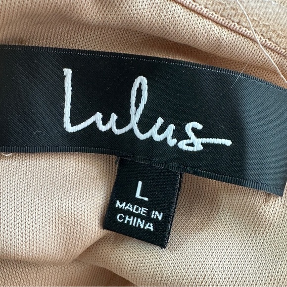 Lulus gold strapless bodycon sequin dress large - Picture 5 of 6